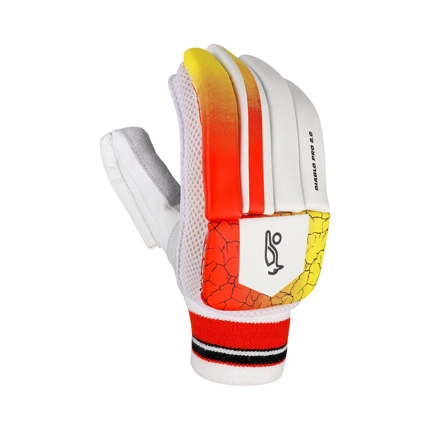 Kookaburra Diablo Pro 8.0 Cricket Batting Gloves - Small Junior - Image 2
