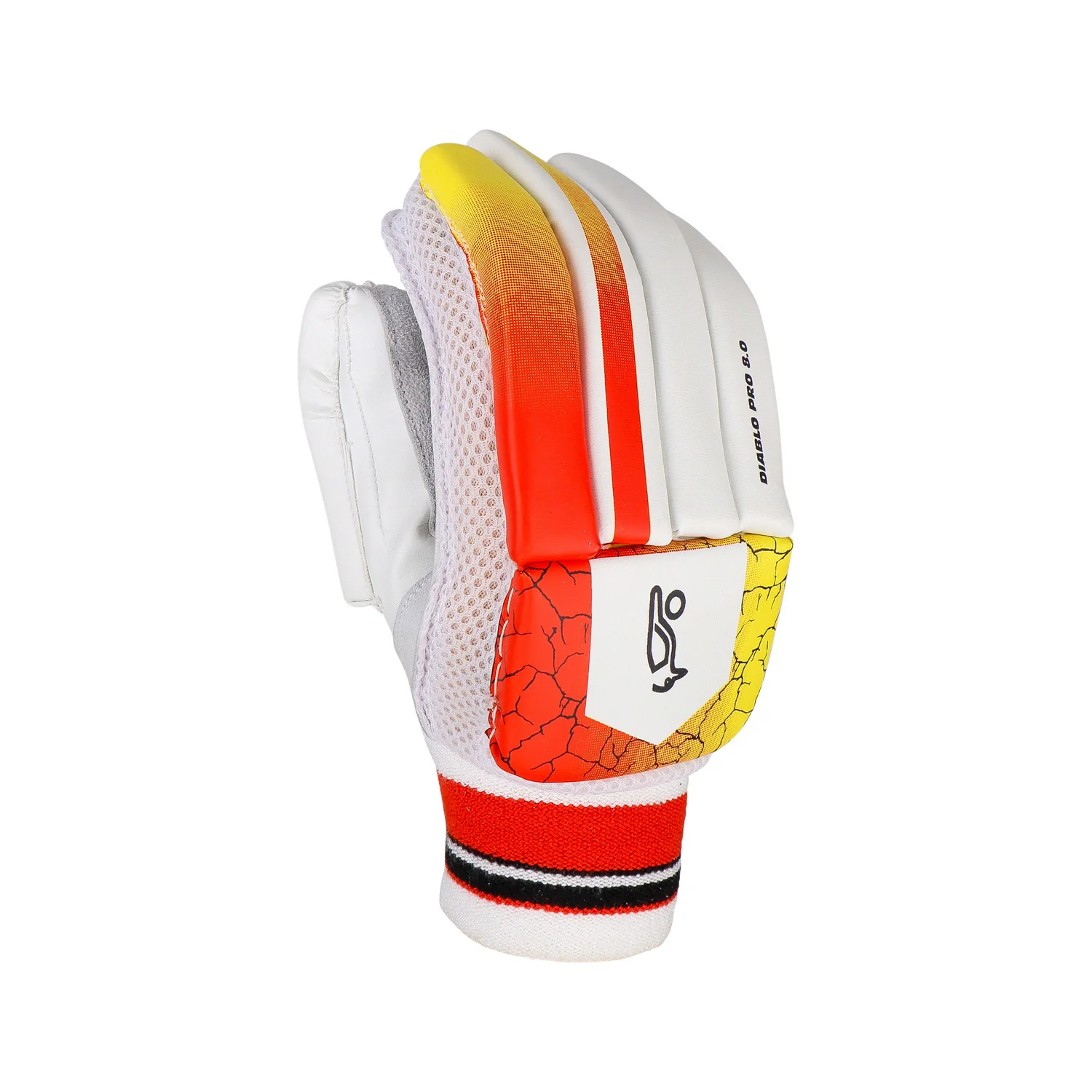 Kookaburra Diablo Pro 8.0 Cricket Batting Gloves - Small Junior - Image 3