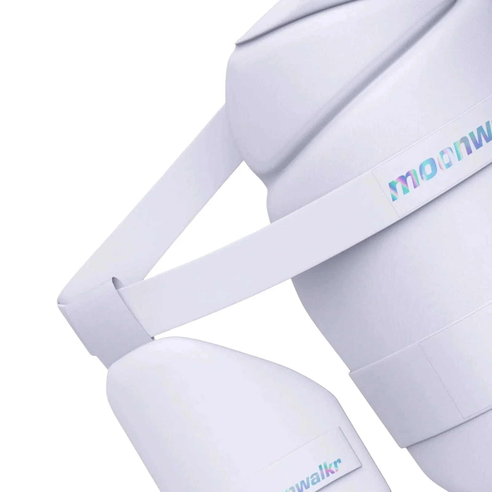 MoonWalkr 2.0 Cricket Combo Thigh Guard - Medium White - Image 4
