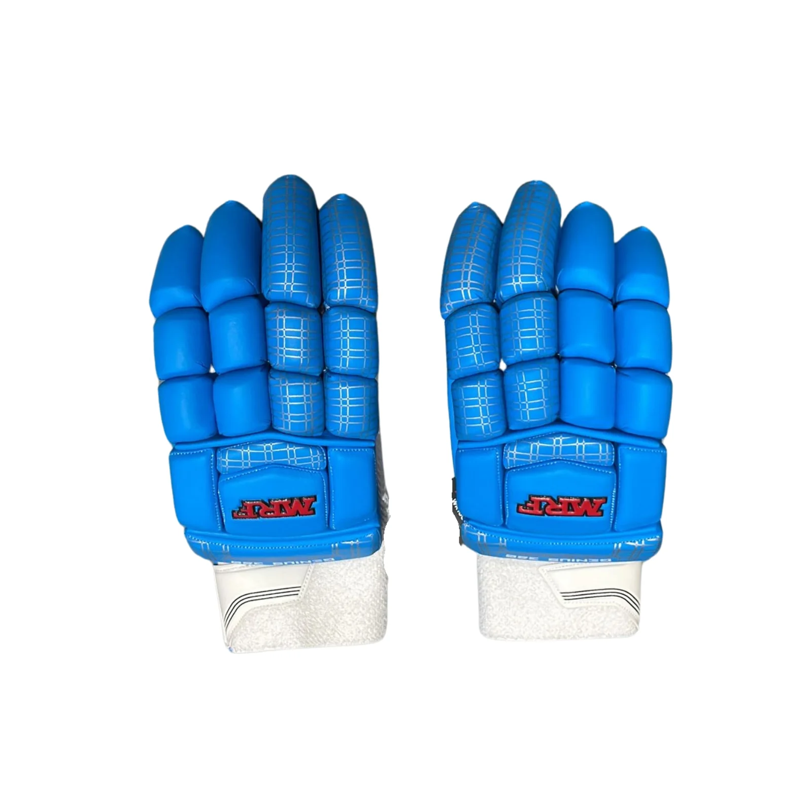 MRF Genius 360 Batting Gloves - Adult Sky Blue