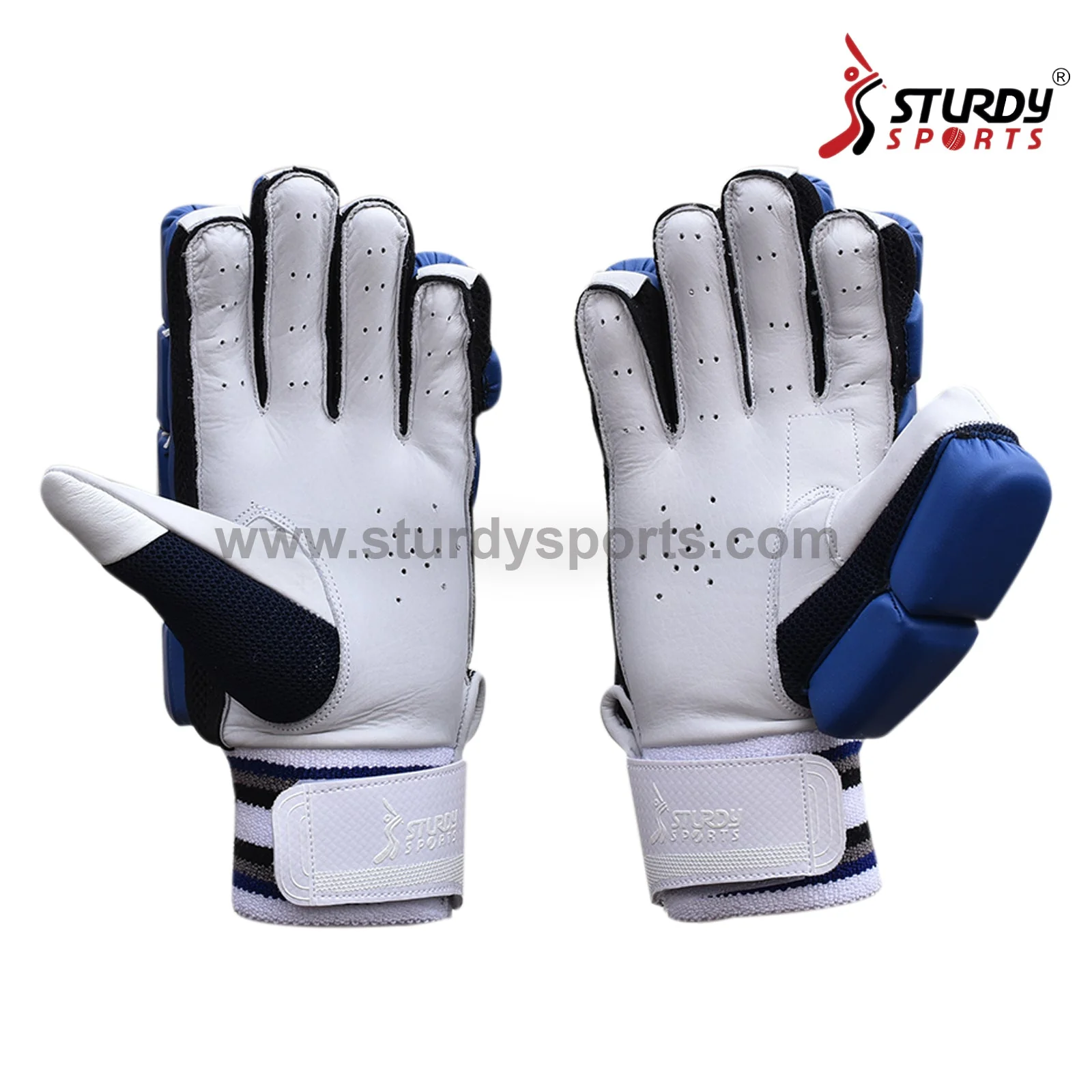 Sturdy Dragon Royal Blue Cricket Batting Gloves - Adult - Image 2